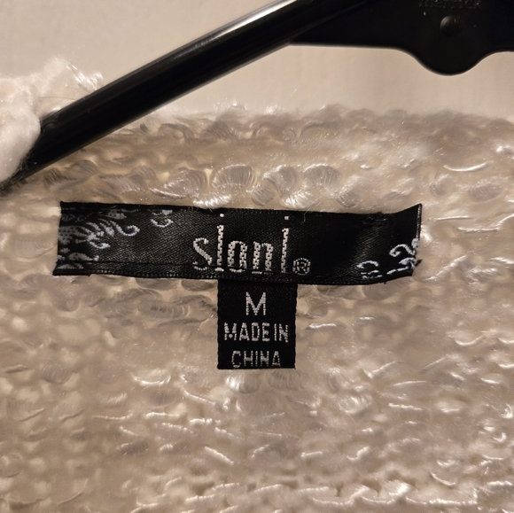 Slonl Knit Cardigan With Lace- Trimmed - Picture 8 of 11